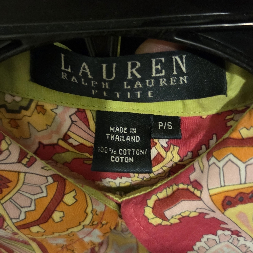 Ralph Lauren Pink Button Down Shirt with Dress Shirt Collar - Picture 6 of 6